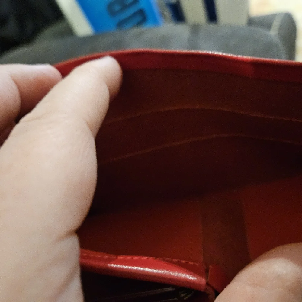 Rare Red Vinatge Amity Billfold - Picture 11 of 12